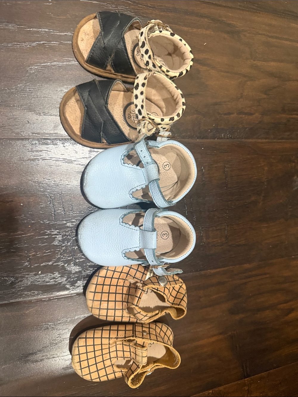 Little Lovebug and Piper Finn mary janes, size 3 baby girls